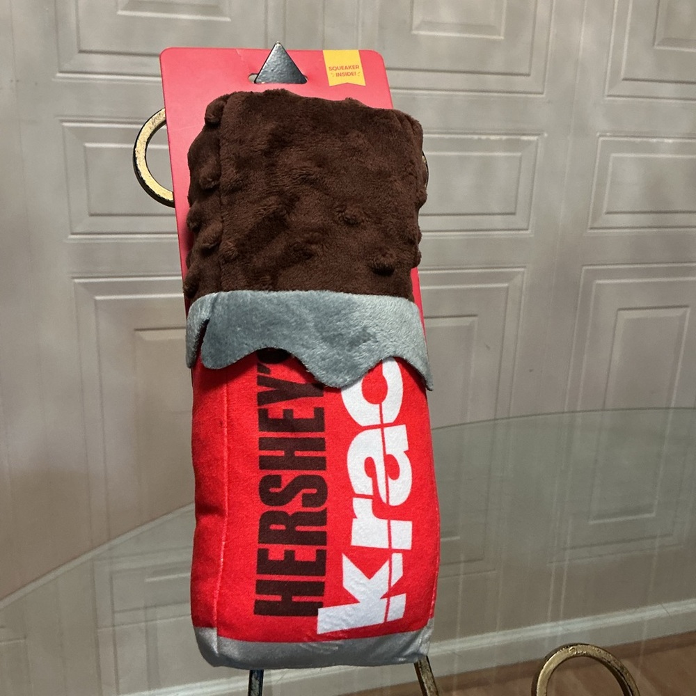 -Hershey’s Plush Dog Toy Squeaky Crinkle (Ultra Rare) Peanut Butter Chocola…